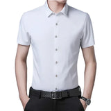 Korte Mouwen Business Casual Overhemd