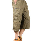 Lange Katoenen Cargo Shorts