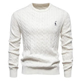 Falkner Strikkemoderne Herrepullover