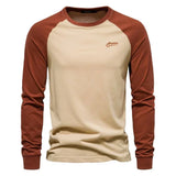 Herenshirt Maarten met lange raglanmouwen
