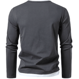 Alwin Premium Lange Mouwen T-shirt van Geperste Katoen