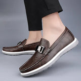 Luxe leren herenloafers