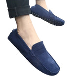 Casual suède herenloafers