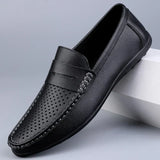 Klassieke leren herenloafers