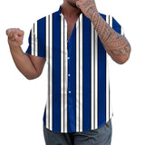 Gestreepte Korte Mouwen Zomer Shirt