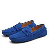 Casual suède herenloafers