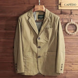 Italiaanse Katoenen Blazer