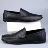 Klassieke leren herenloafers