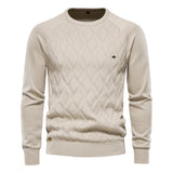 Herenpullover Theodor met ruitpatroon