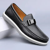 Luxe leren herenloafers