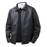 Elegante Leren Bomberjack