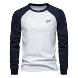 Herenshirt Maarten met lange raglanmouwen