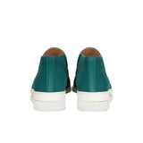 Halfhoge suède herenloafers – blauwgroen