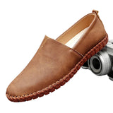 Leren herenloafers Santorini