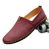 Leren herenloafers Santorini