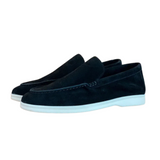 Klassieke suède herenloafers