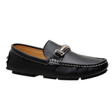 Klassieke glanzende leren herenloafers