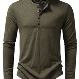 Polo shirt met lange mouwen van katoen