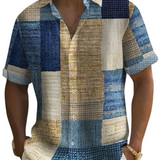 Elegante Patchwork Overhemd