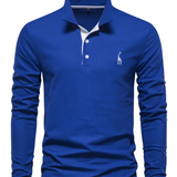 Casual Lange Mouwen Polo Shirt