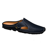 Ademende Italiaanse Leren Sandalen