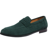 Zomerse suède herenloafers