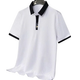 Marek - elegante polo met strepen