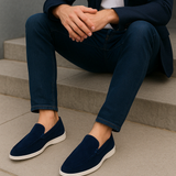 Elegante suède herenloafers