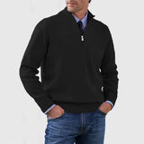 Elegante herentrui met halve rits