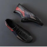 Leren schoenen met rits