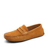 Casual suède herenloafers