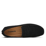 Casual suède herenloafers