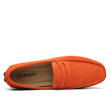 Casual suède herenloafers