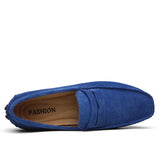 Casual suède herenloafers