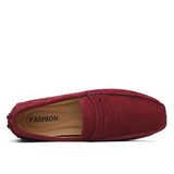 Casual suède herenloafers