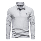 Casual Lange Mouwen Polo Shirt