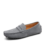 Casual suède herenloafers