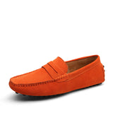 Casual suède herenloafers