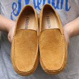 Elegante suède herenloafers Premium