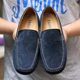 Elegante suède herenloafers Premium