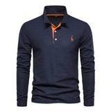 Casual Lange Mouwen Polo Shirt