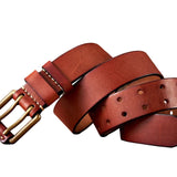 Riem Lancaster – vintage riem met dubbele gesp
