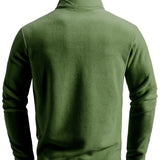 Sweater met lange mouwen en rits