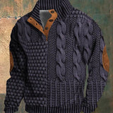 Vintage herentrui met print