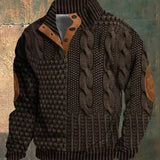 Vintage herentrui met print