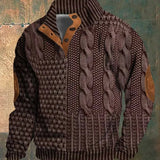 Vintage herentrui met print
