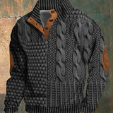 Vintage herentrui met print