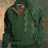 Vintage herentrui met print