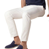 Marineblauwe suède herenmuiltjes – yachtmodel