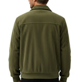 Heren Corduroy Jas – Groene Militaire